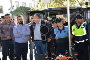 La Policía Local de Telde presentó este viernes su Unidad de Drones (Foto TA)